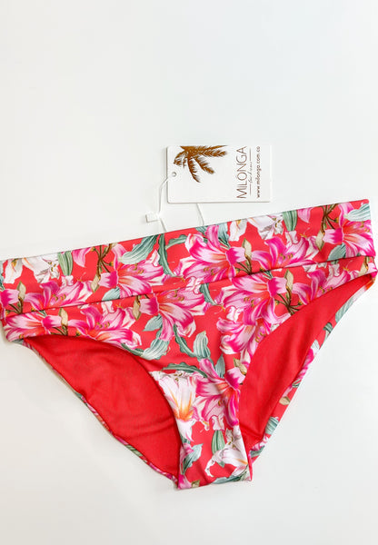 Floral Milonga low rise bikini bottom XS