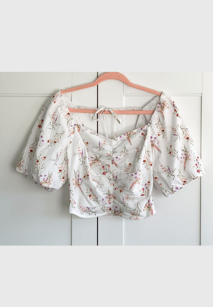 Flat lay of Naomi top by Lucy Paris