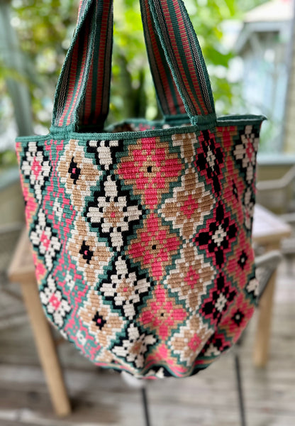Handmade large tote bags Wayuu