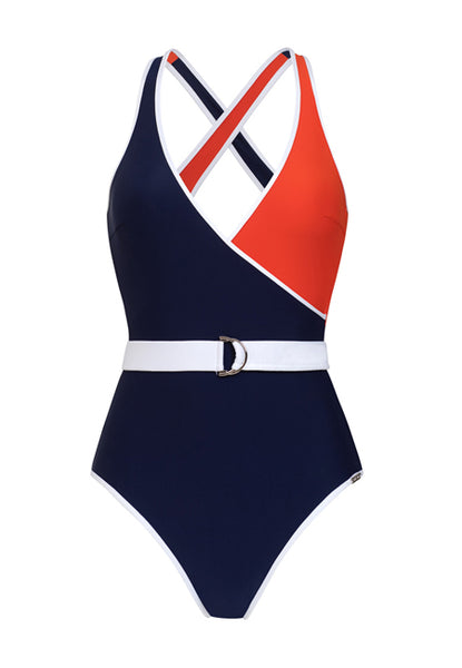 Dolores Cortés cruise collection swim wear one piece back view