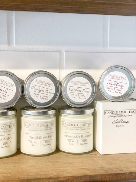 Local soy candles 8OZ, made in Tarpon Springs